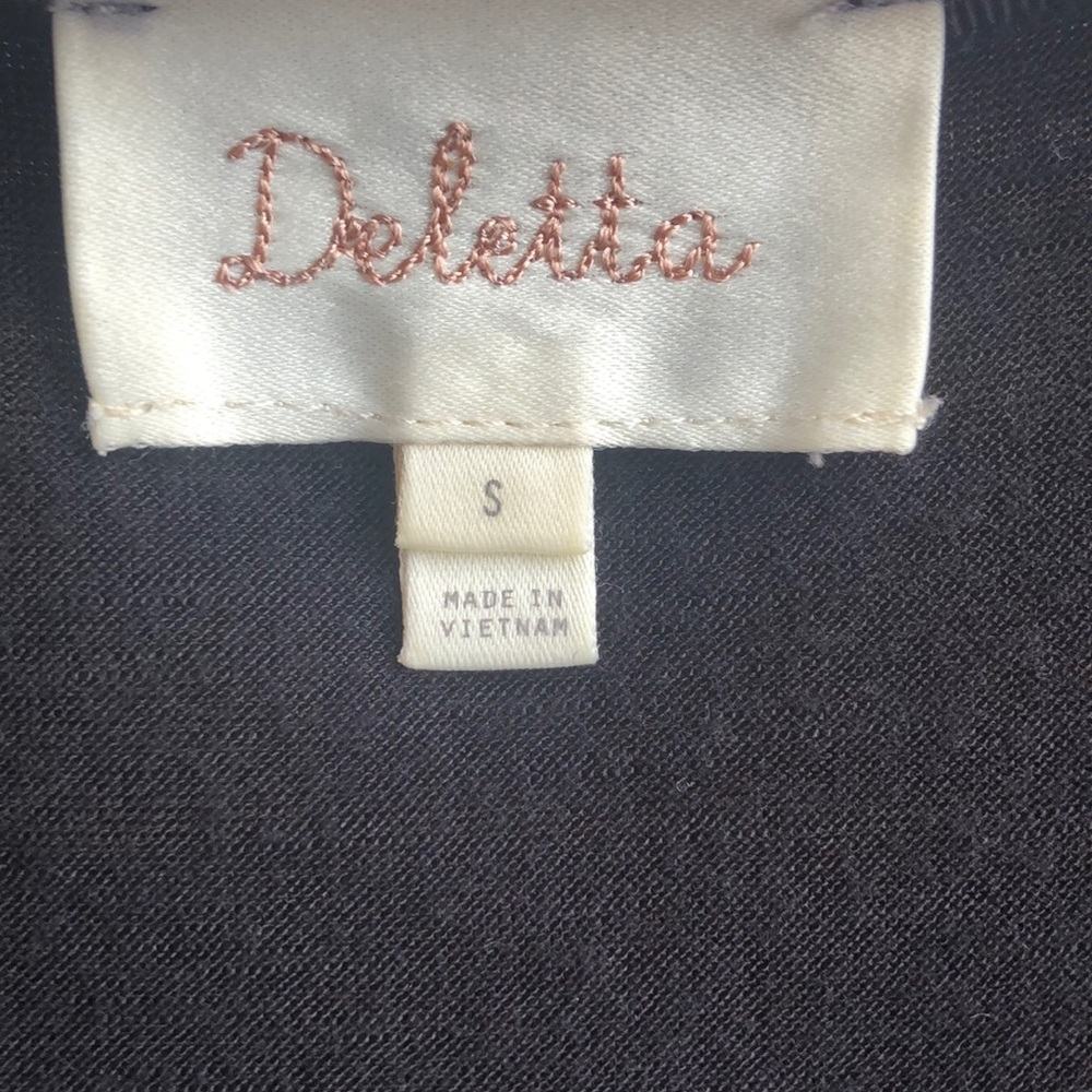 ๐ซSOLD ON EBAY๐ซ Anthropologie Deletta Wrap Top - Picture 3 of 9